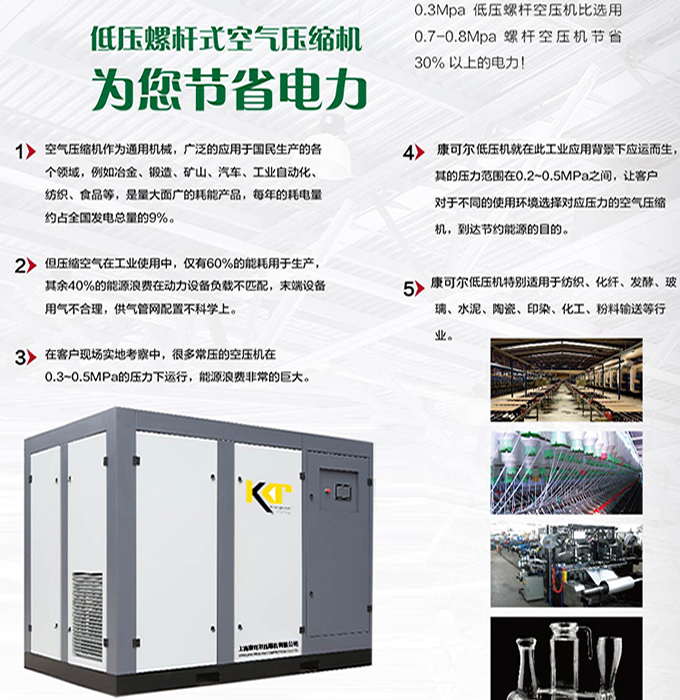 低壓變頻螺桿空壓機(jī)